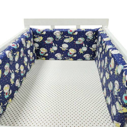78'' Newborn Baby Crib Bumper Pads Comfy Safety Bed Cot Protector Padded