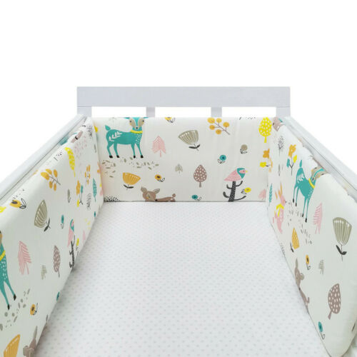 78 Inch Breathable Baby Crib Bumper Mesh For Cradle Newborn Crib Pads Thick